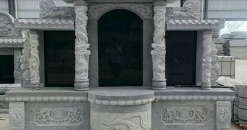 乌鲁木齐 芝麻灰高档墓碑，土墓，可定制