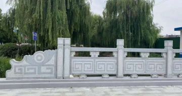 乌鲁木齐 芝麻灰桥栏杆、河道栏杆安装效果