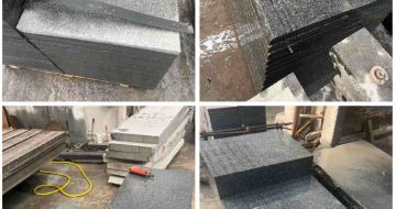 乌鲁木齐 芝麻黑地铺石材