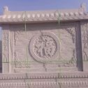 乌鲁木齐 芝麻白花岗岩屏风，照壁，影壁