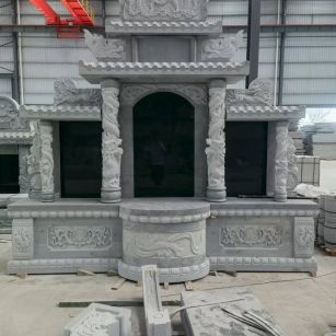乌鲁木齐 芝麻灰高档墓碑，土墓，可定制