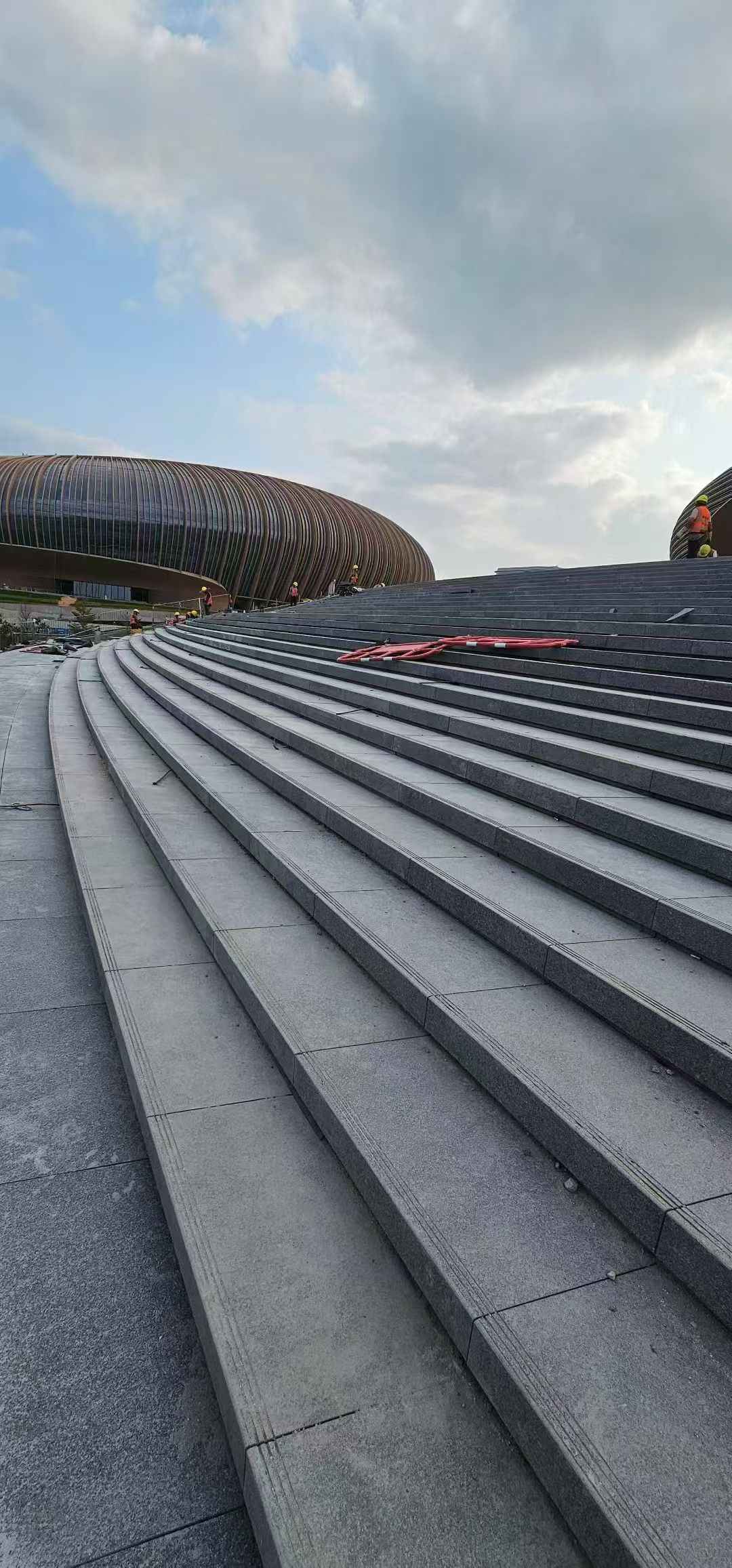 乌鲁木齐 弧形整石台阶铺装效果图