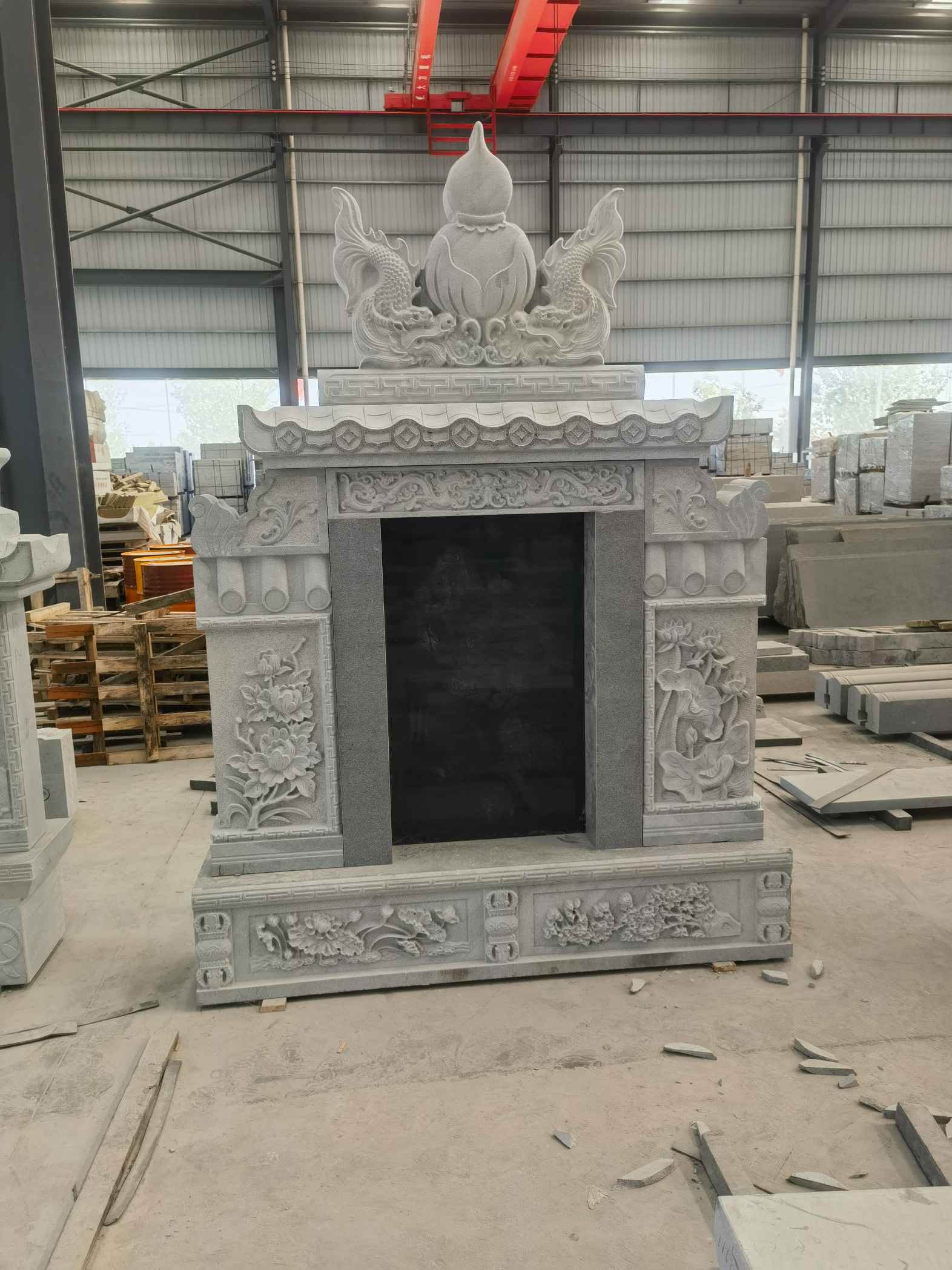 乌鲁木齐 芝麻灰高档墓碑、土墓，一套也支持定做