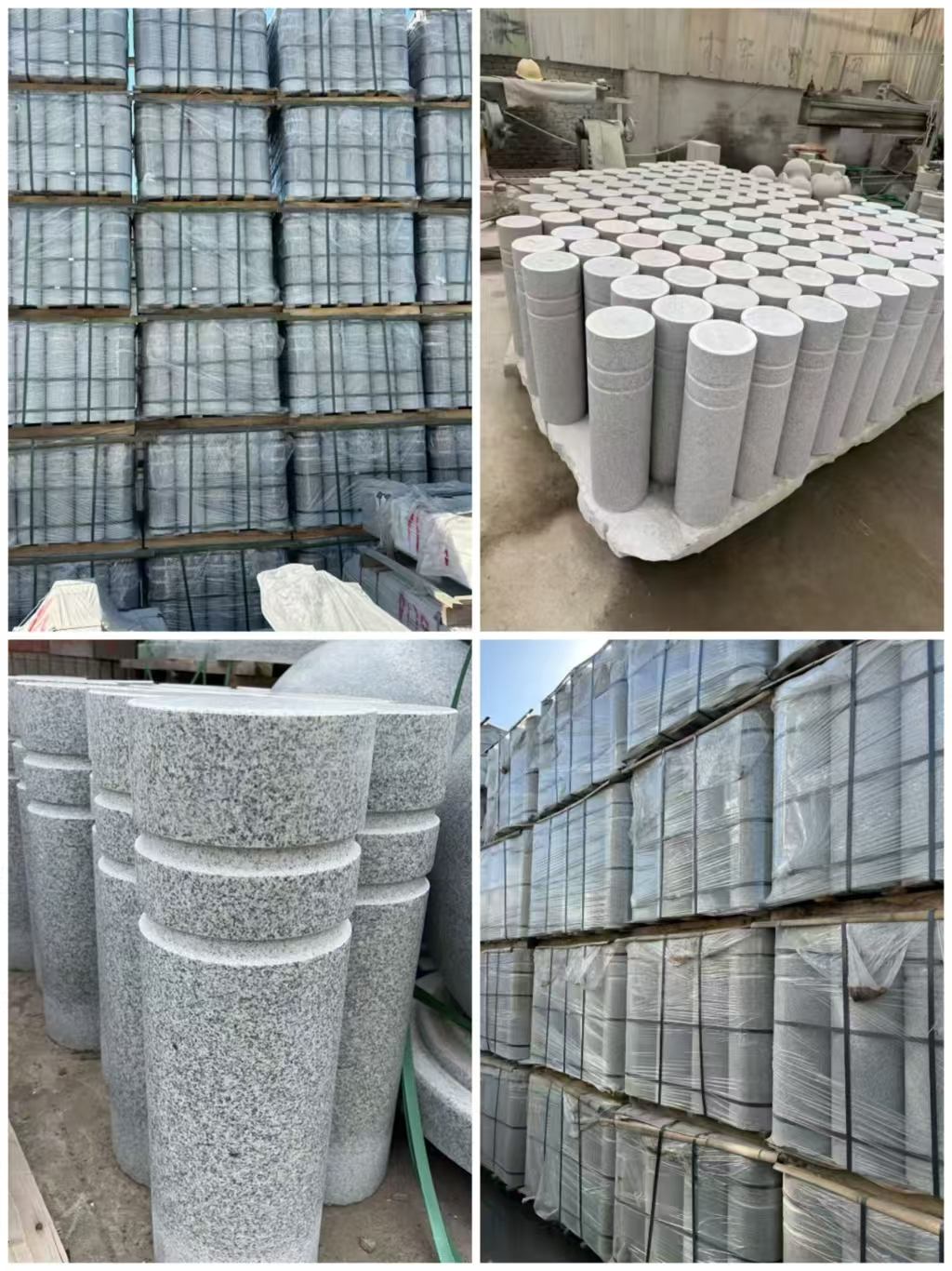 乌鲁木齐 芝麻白花岗岩挡车柱、隔离柱多少钱