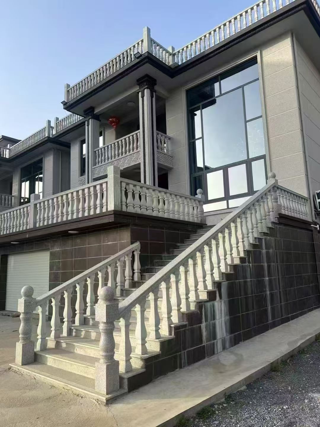 乌鲁木齐 芝麻白别墅阳台栏杆，楼梯栏杆