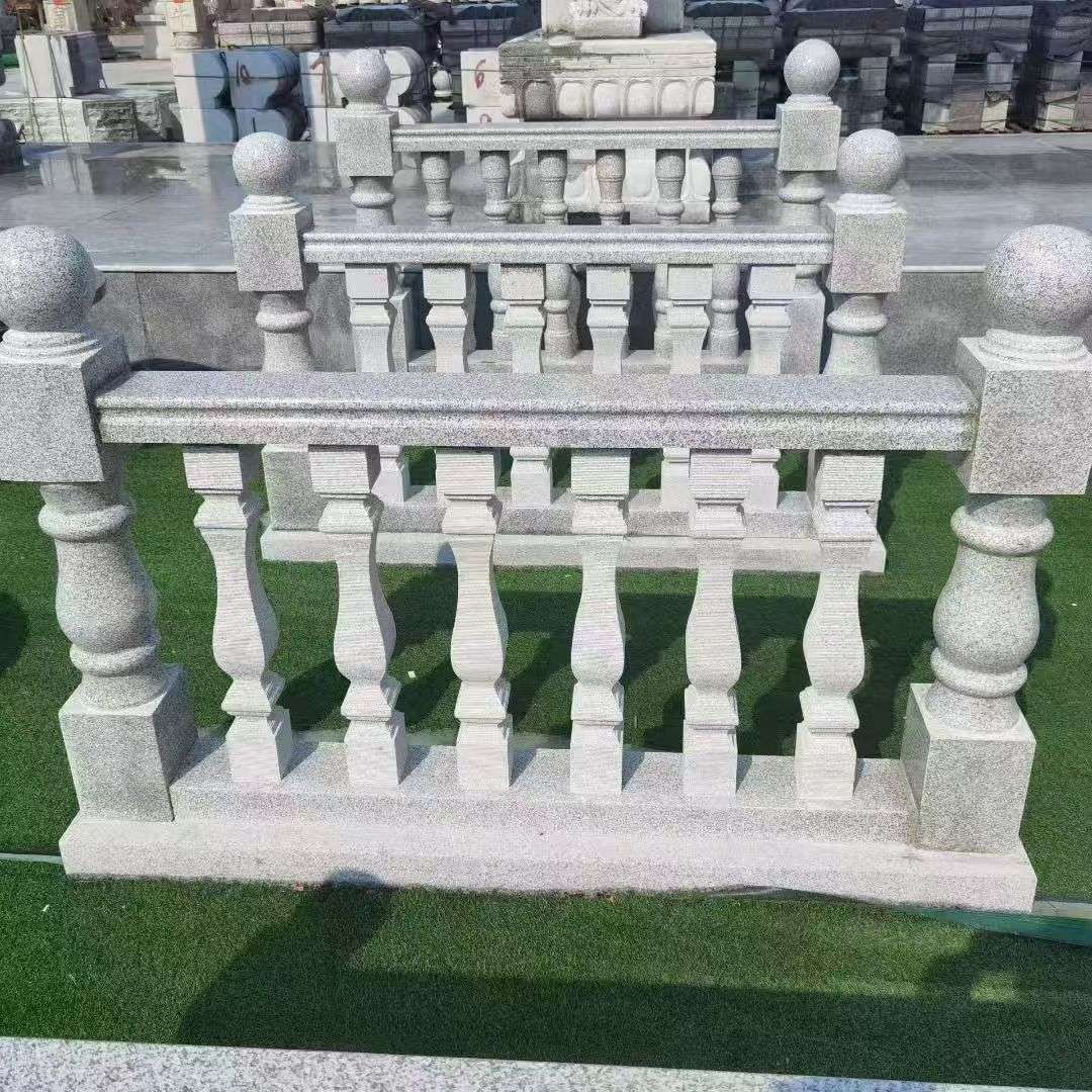 乌鲁木齐 别墅石材栏杆特写